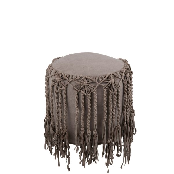 Hocker Makramee (Braun)
