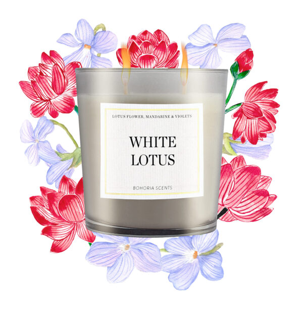 BOHORIA® Premium Signature Duftkerze (White Lotus)